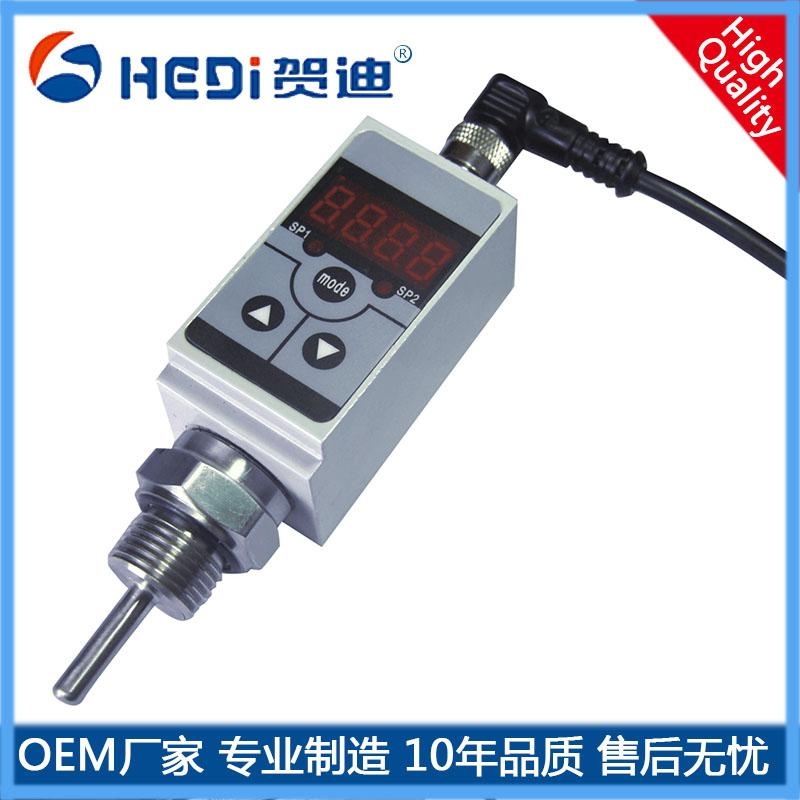 廣東佛山賀迪HDT102智能溫度開關是集溫度測量顯示輸出控制于一體的智能數顯壓力與控制