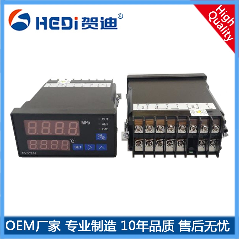 高精度智能數字壓力顯示控制儀器HDP602HRS485輸出溫度 壓力一體化測量與控制
